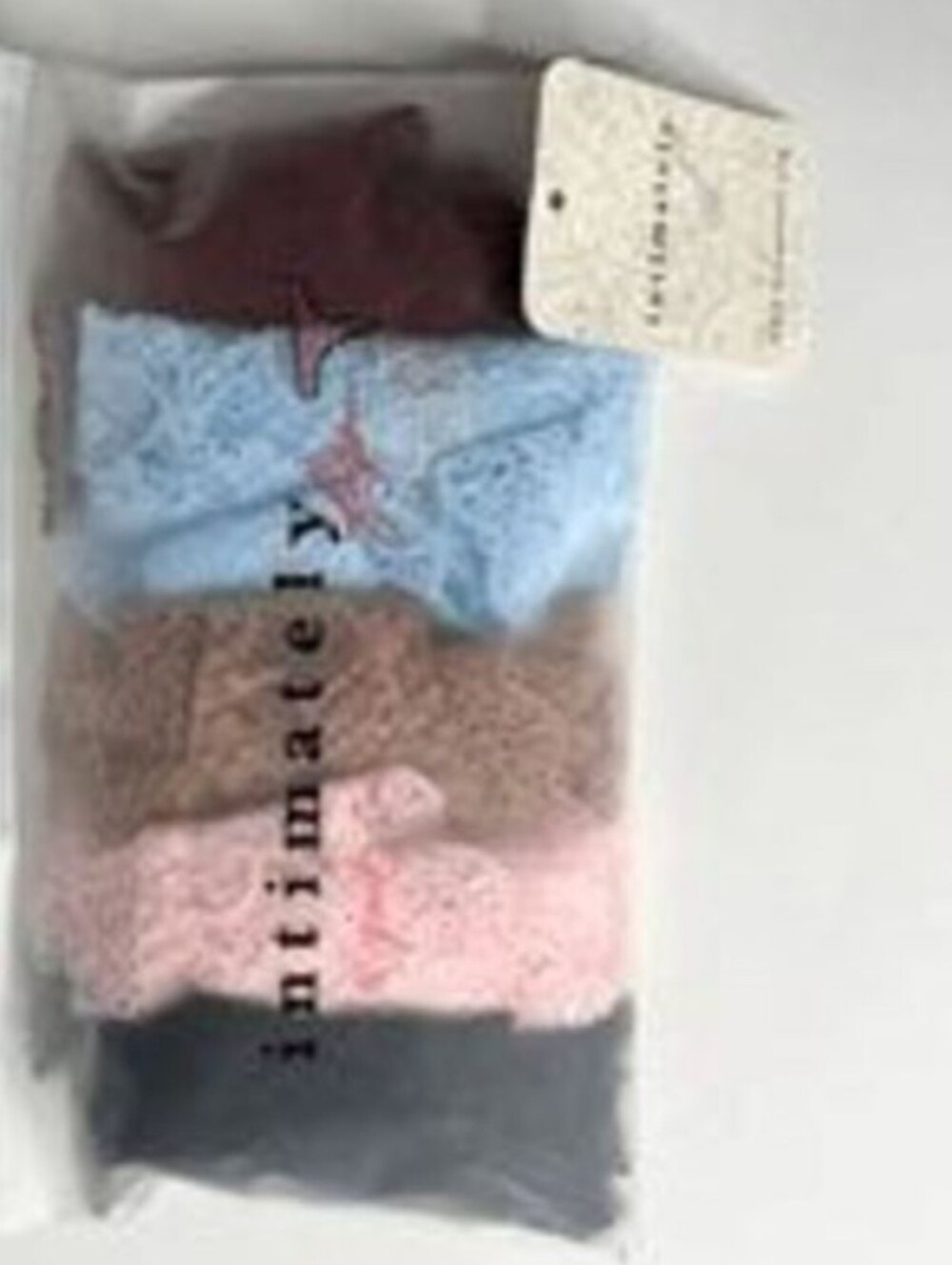 INTIMATELY BY FREE People Lace Low-Rise Thong Panties Set of 5 Colors NWT MED - Picture 3 of 13